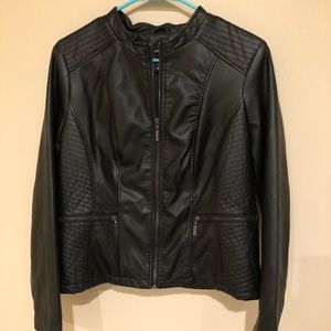 NWOT Alfani faux leather jacket